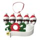 thumbnail image 4 of 2020 árbol De Navidad DIY Adorno Colgante Navidad Negro Miembro De La Familia De 5, 4 of 5