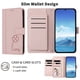 thumbnail image 5 of Funda Cartera Trébol para iPhone 16 Pro Max con Ranuras Tarjetas y Carga Inalámbrica Rosa, 5 of 6