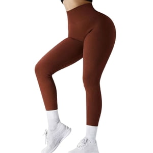 Likeshop - Calza Mujer Deportiva Acanalada Fitness Gym Levanta Cola 9007