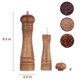 thumbnail image 2 of Molinillo de Pimienta Gulex de Madera 20 cm con Cerámica Ajustable, 2 of 7
