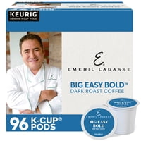 Emeril Lagasse - Cápsulas De Café K-Cup Emeril Big Easy Bold Dark Roast, 96 Unidades