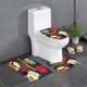 thumbnail image 1 of Juego de Alfombras de Baño Los Vecinos Green Terciopelo Coral 3 Piezas, 1 of 6