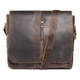 thumbnail image 1 of Bolso Bandolera de cuero grueso natural, café oscuro. Franz Mossi, 1 of 3