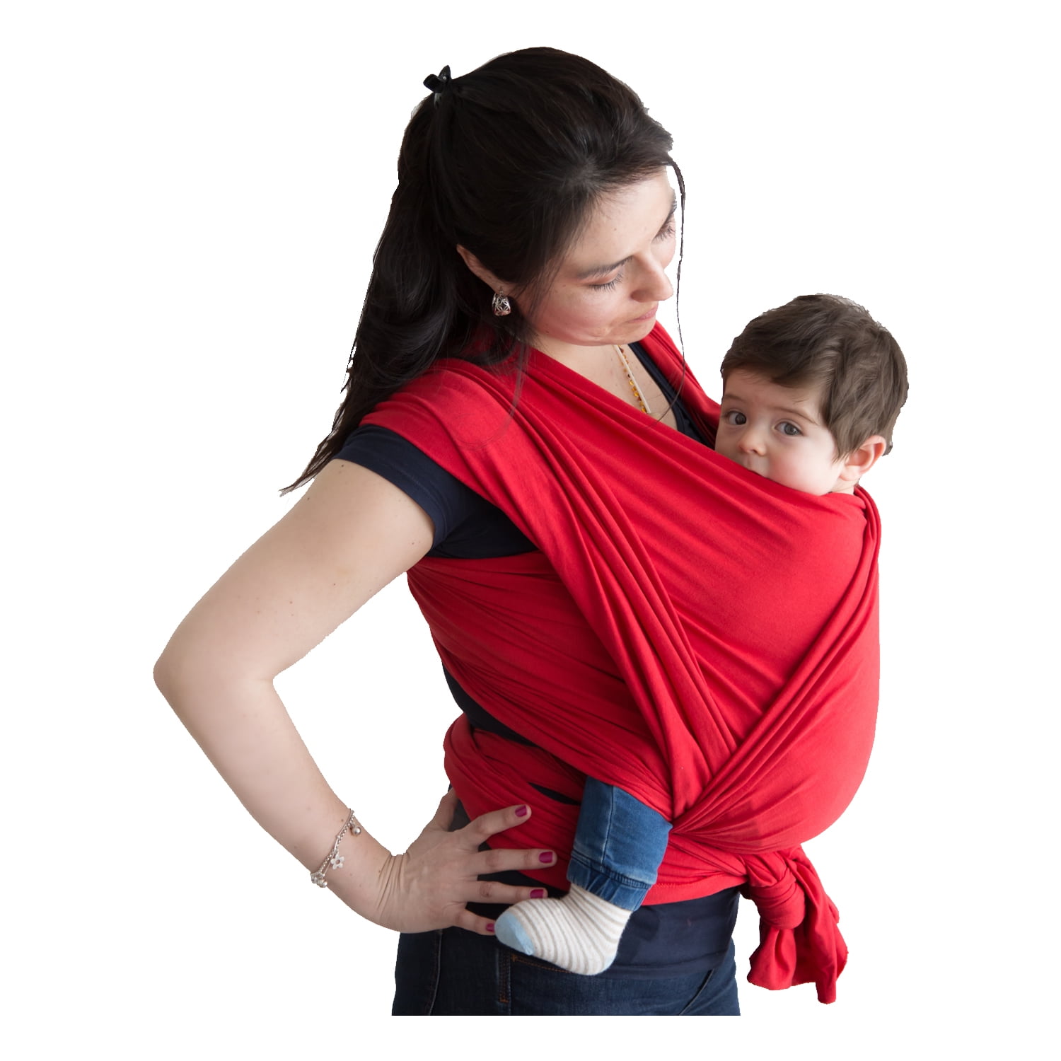 Canguamor - Fular Semielasticado Rojo