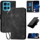 thumbnail image 1 of Funda Flip Premium Fibra de Carbono para Motorola MOTO G75 con Soporte y Cierre Negro, 1 of 6