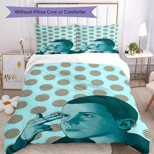 3pcs Bedding Set Duvet Cover Closure Includes 1 Duvet Cover & 2 Pillowcases for All Seasons Bedroom Decor, Home Dorm High-Definition Print Q718