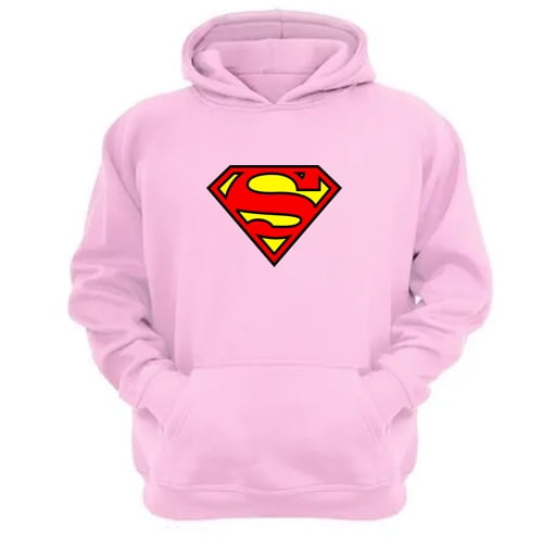 Genérico - Poleron Canguro Hombre De Hierro Rosa Talla Xs Unisex