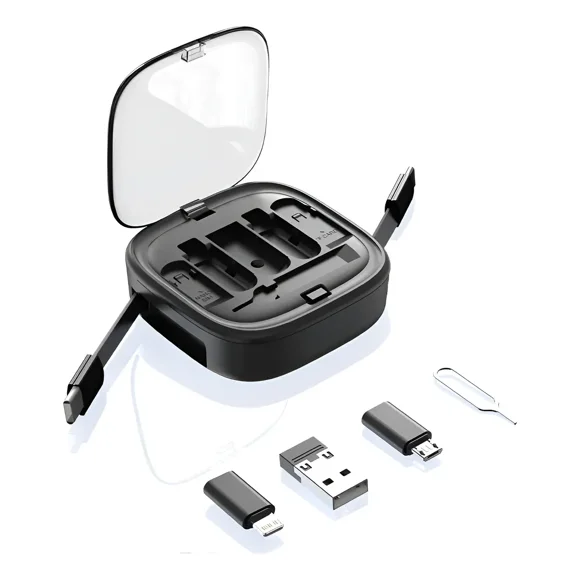 Kit Cable Usb Tipo C 60w Carga Datos Rápida Adaptadores