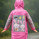 thumbnail image 2 of Capa De Lluvia Impermeable Infantil Con Capucha Y Botones, 2 of 7