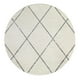 thumbnail image 1 of Alfombra Redonda Florida Blanca 240 x 240 cm, 1 of 3