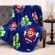 thumbnail image 2 of Manta Fleece Super Mario Galaxy 46x60cm Azul Yoshi, 2 of 3
