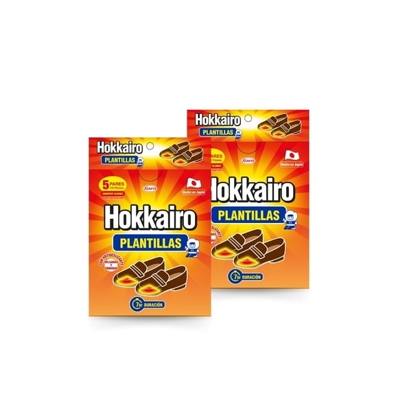 PACK X2 (10 Pares) Hokkairo Plantillas Térmicas para Zapatos