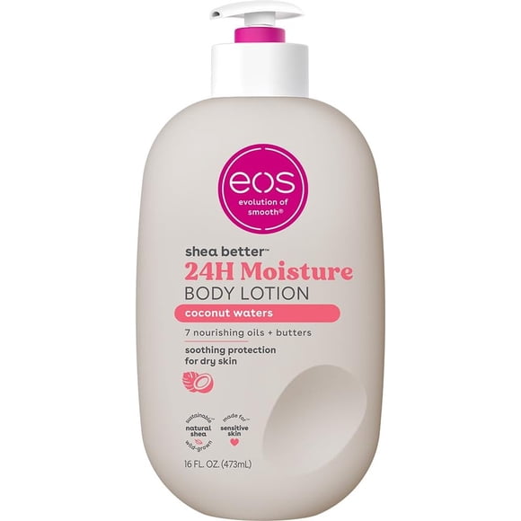 Crema Corporal eos Shea Better Coconut Waters 24H 473ml
