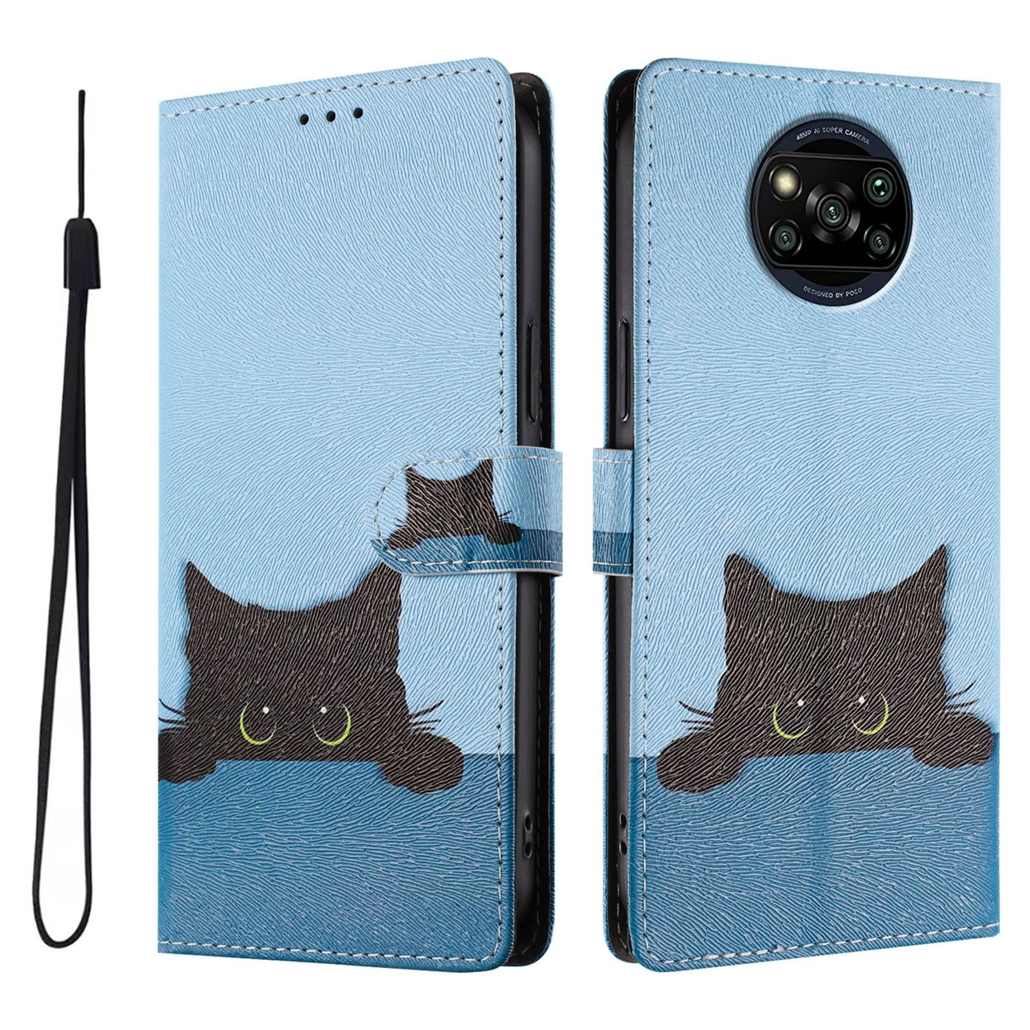 Foxdock Funda Tipo Cartera Para Xiaomi Poco X3/x3 Pro/x3 Nfc Con Soporte Y Correa – Diseño De Patrones Lindos