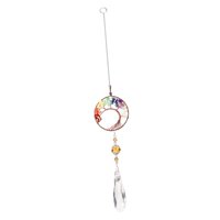 Magideal - Wind Chime Cor Prisms Reflect Sunlight Ornaments Colgante Crystals Hanging Ornament Rainbow Making Para Automóvil, Ventana, Jardín, , 15,75 Pulgadas 15.75 Pulgadas