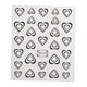 thumbnail image 4 of Heart Love Nail Art Stickers Dise?os De U?as Heart Love Para U?as Acrílicas Femeninas Negras, 4 of 5