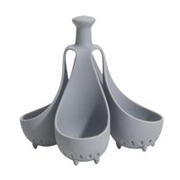 Bothyi - Estante De Vapor De Huevo Para Contenedor De Vapor Con Contenedor Práctico Soporte De Almacenamiento Estante De Vapor Sostiene 4