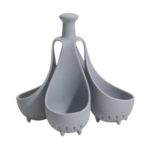 Bothyi - Estante De Vapor De Huevo Para Contenedor De Vapor Con Contenedor Práctico Soporte De Almacenamiento Estante De Vapor Sostiene 4