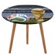 thumbnail image 1 of FIFA-theme Fitted Round Tablecloths Elastic Edged Table Covers Waterproof Table Cloth for Kitchen Holiday Party Tables Decor 150cm, 1 of 6