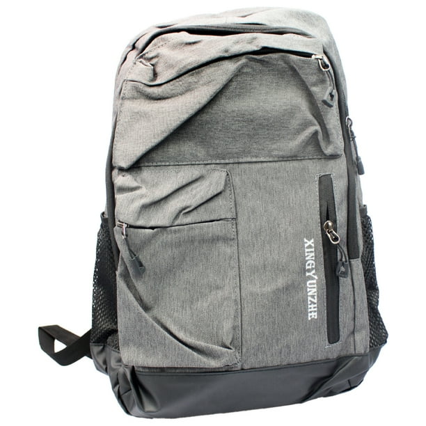 Mochila Notebook Puerto Usb Y Bolsillos Secretos Gris - Ps