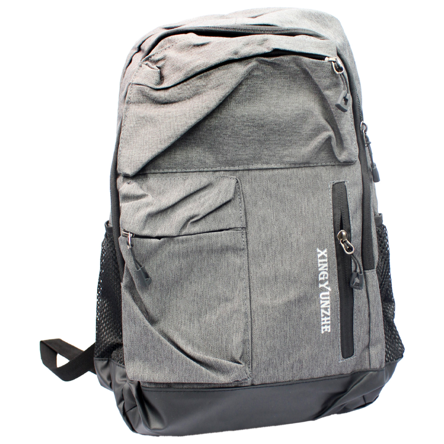 Xingyunzhe - Mochila Notebook Puerto Usb Y Bolsillos Secretos Gris - Ps