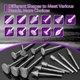 thumbnail image 2 of Juego de brocas de diamante YURINWOO, 52 piezas, para tallar piedra, 2 of 7