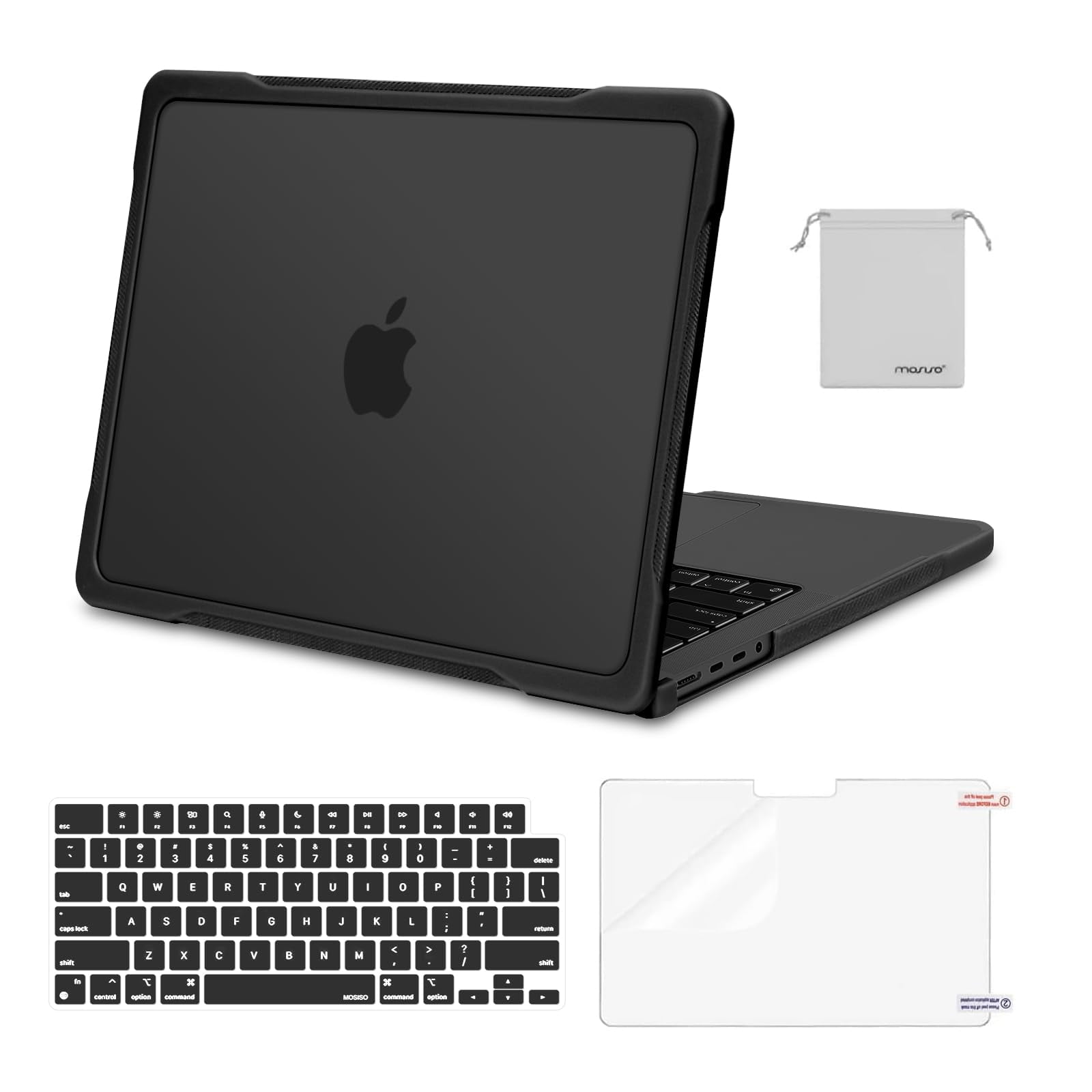 Funda Mosiso Macbook Pro 14 Pulgadas Negra