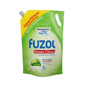 Fuzol - Lavaloza Power Citrus Concentrado Limón 1 L