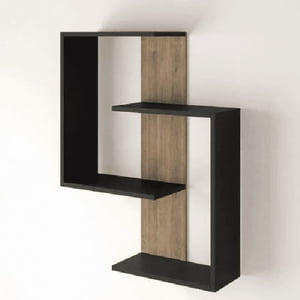 Genérico - Repisa Moderna Minimalista Flotante Negro