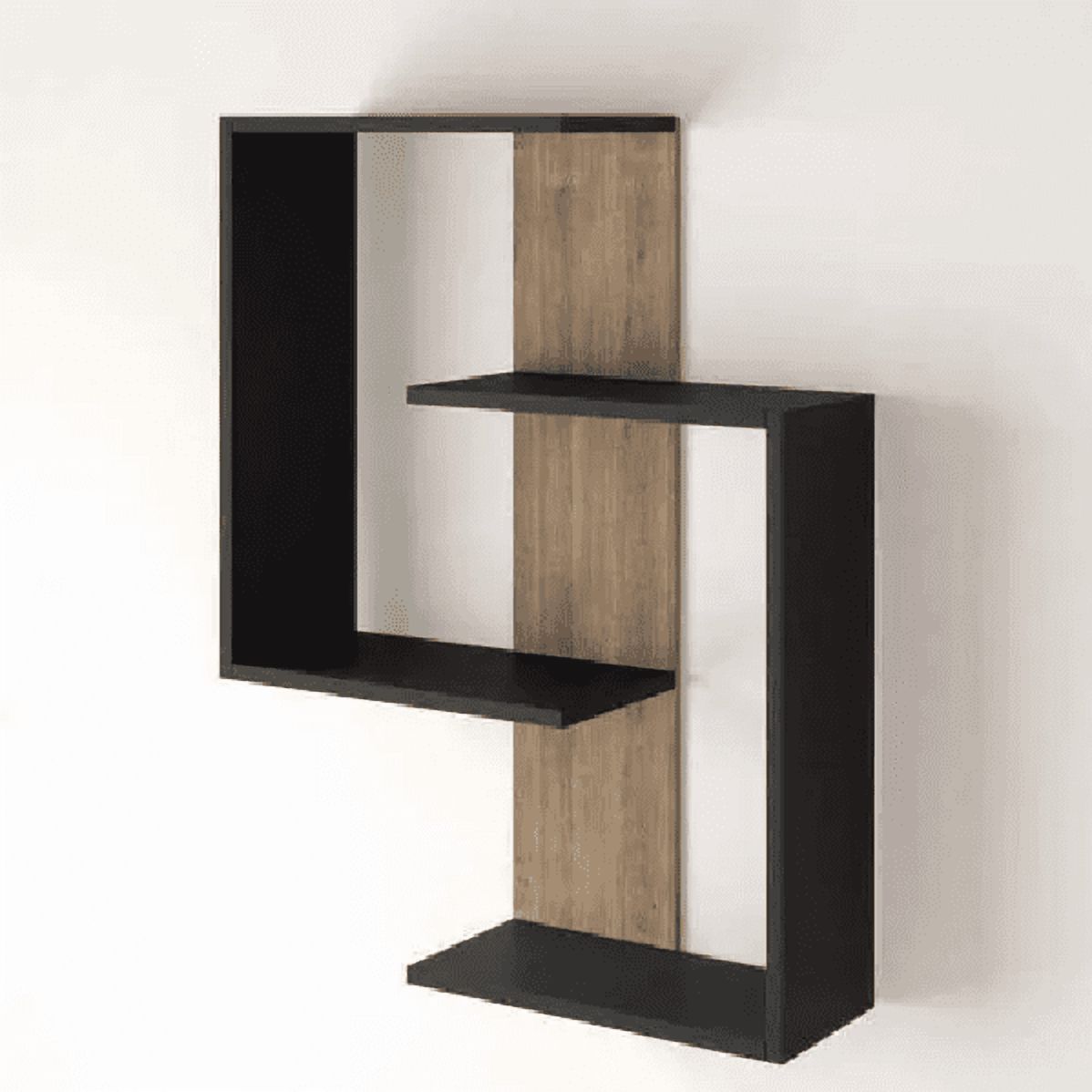 Genérico - Repisa Moderna Minimalista Flotante Negro