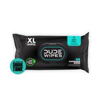 Toallitas Desechables Dude Mint Chill Extra Grandes, Paquete De 48