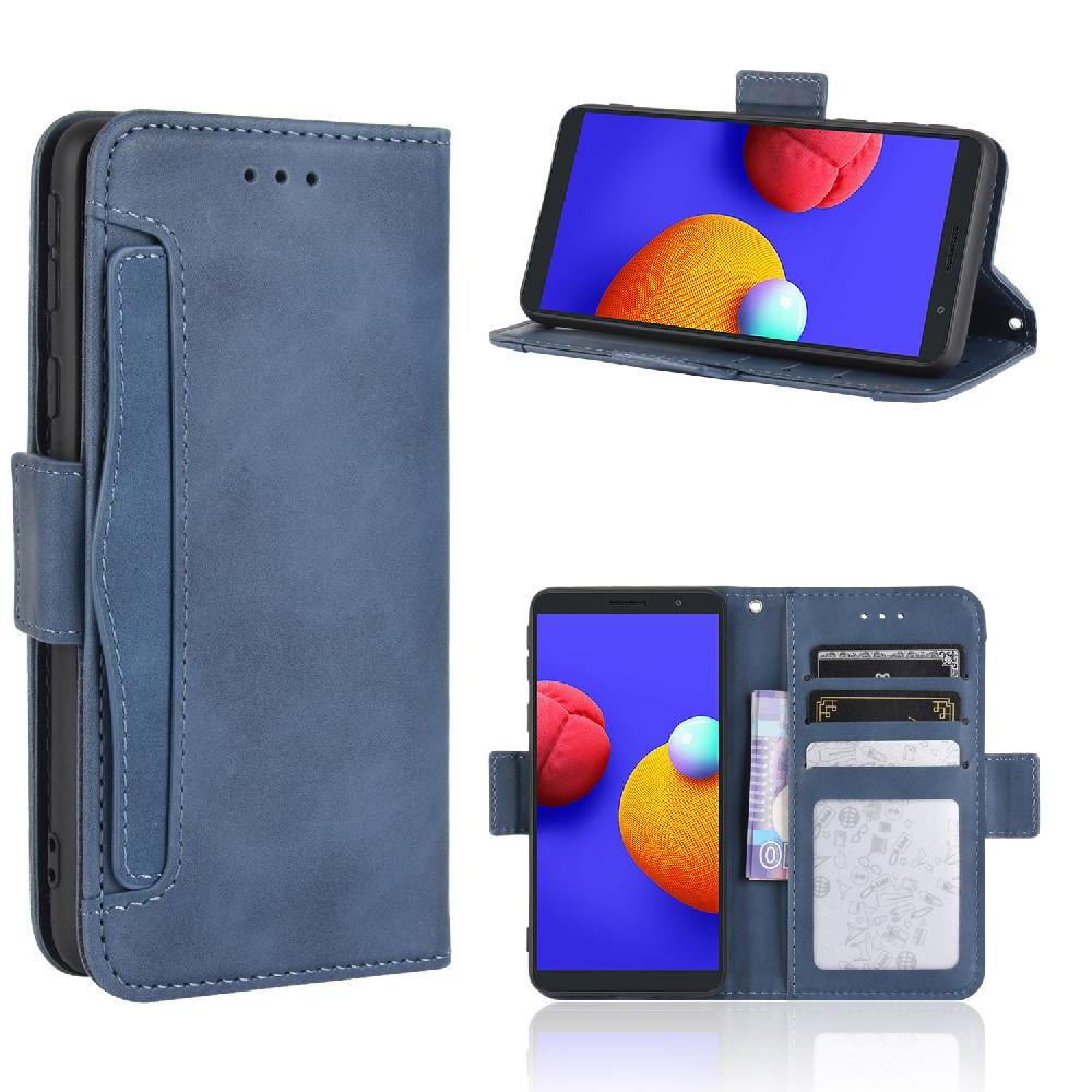 Foxdock - Funda Cartera Magnética Para Samsung Galaxy A01 Core- Tarjetero Desmontable, Cuero Pu, Soporte