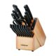 thumbnail image 1 of Set de Bloque de Cuchillos Farberware 16 piezas negro con afilador, 1 of 6