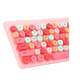 thumbnail image 3 of Set Teclado Y Mouse Inalámbrico Ergonómico Rosado, 3 of 4