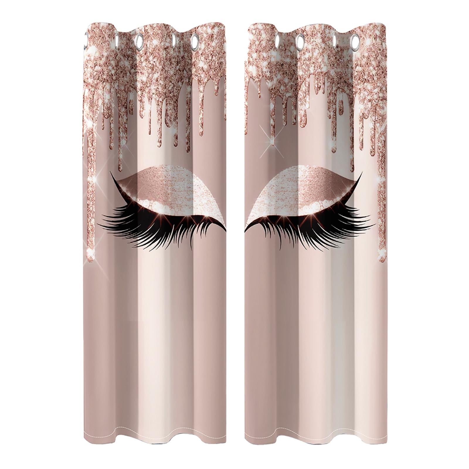 Magideal - Cortinas Opacas Para Dormitorio, Cortinas Para Ventana Con Reducción De Ruido Y Aislamiento Térmico Sólido, Cortinas Para Oscurecer La Habitación Para Rosa