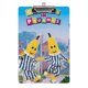 thumbnail image 1 of Bananas en Pijamas Portapapeles de acrílico A4, tamaño carta estándar, carpeta con clip 31.8x 21.5CM para estudiantes, profesores y oficina, 1 of 6