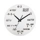 thumbnail image 3 of Reloj De Pared Moderno Silencioso Acrílico Con Espejo Para Sala De Estar, Aula, Baño, Blanco 6,2, 3 of 3