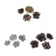 thumbnail image 1 of 90 Sets botones a presión de metal Press Stud Popper sujetadores de fibra de bronce negro, 1 of 5