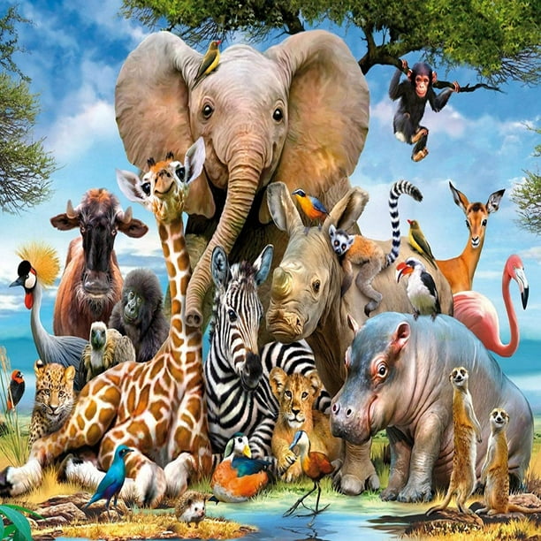 1000pcs Paper Puzzle Of Animal Photo/Shop In The Rain, Difficult Puzzle For Adults And Kids