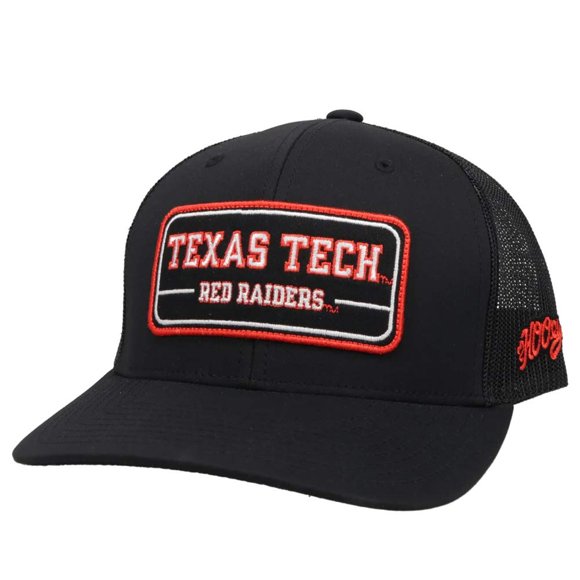 Gorra HOOEY Texas Tech negra snapback ajustable