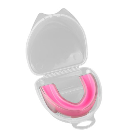 Ioensy - Sparring Protector Bucal Profesional Protector De Encías Para Taekwondo Karate Rosa