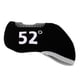 thumbnail image 1 of Protector De La Cubierta De La Cabeza Del Headcover Del Hierro Del Putter Del Hierro Del Club De Golf 52 Grados Negros, 1 of 5