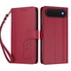 thumbnail image 3 of Funda Cartera Trébol para iPhone Air con Ranuras Tarjetas y Carga Inalámbrica Rojo, 3 of 6