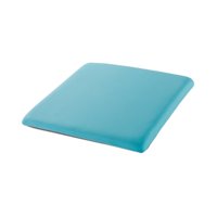 Ioensy - Cojín Cuadrado De Espuma Viscoelástica Para Silla, Ideal Para Coche, Conducir, Dormitorio, Oficina, Color Azul Claro.