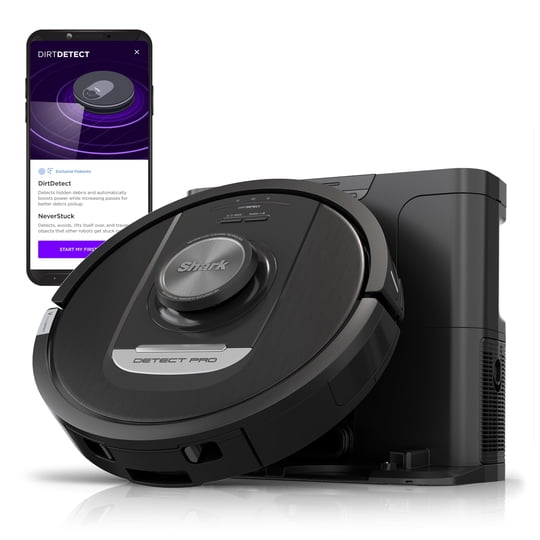 Robot Aspirador Shark Detect Pro Con Autovaciado Negro