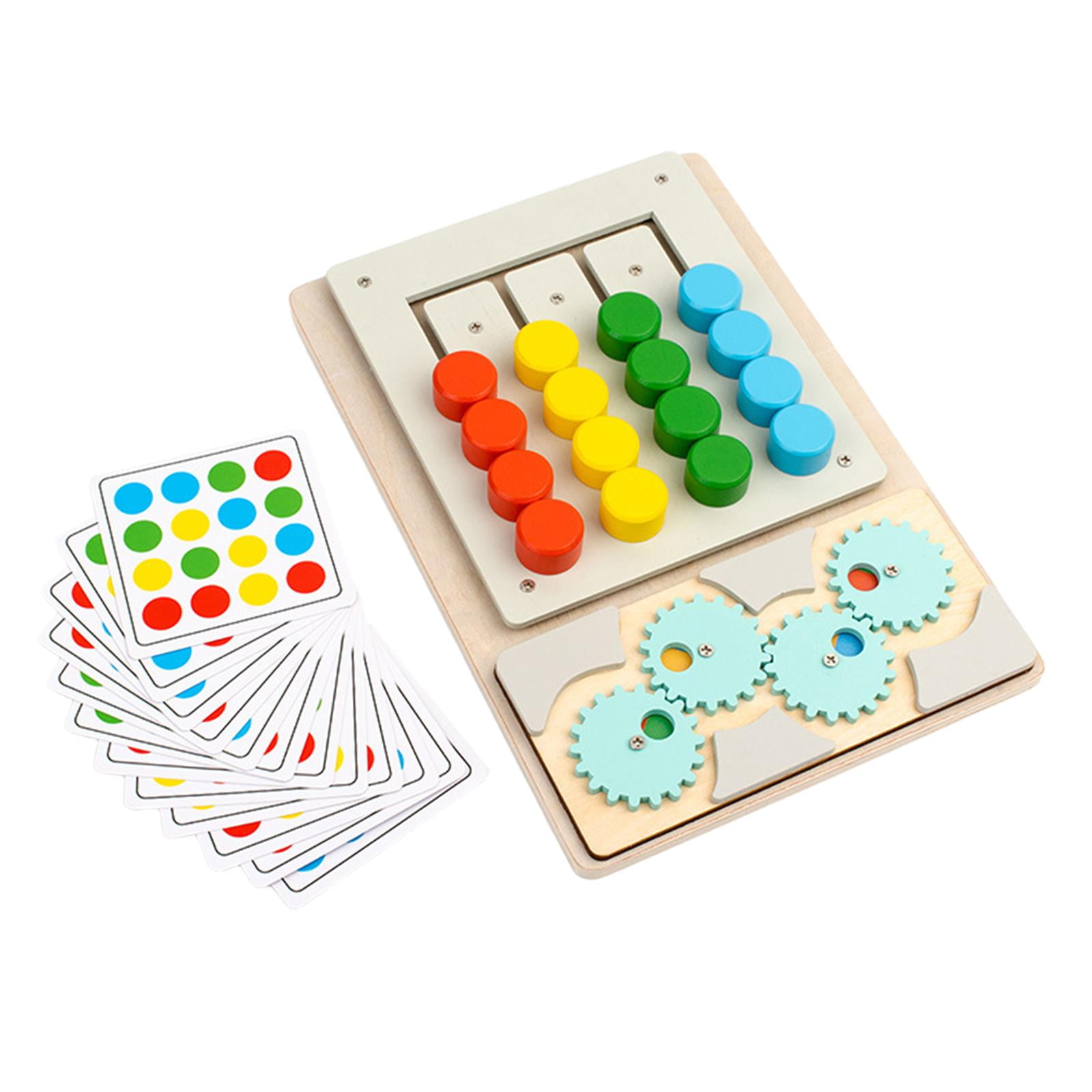 Magideal - Juguete De Combinación De Colores Acertijos Juego Clasificación De Colores Juguetes Educativos Preescolares Para Regalos De Fiesta Niños Niños Y