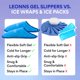 thumbnail image 5 of Zapatillas de Gel Terapéutico LEONNS Calor/Frío Azul, 5 of 8
