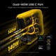 thumbnail image 3 of Cargador AOHI Magcube de 140 W USB C PD3.1, 3 puertos, GaN+, portátil, 3 of 9