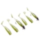 thumbnail image 3 of 6 Piezas Señuelo De Pesca De Sábalo Cebo De Plástico Suave Cabeza De Plantilla Swimbait Gusano De Larva LY1-05, 3 of 5