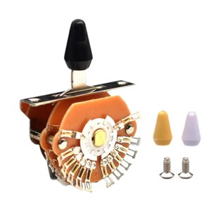 Bothyi - Selector De Pastilla De Guitarra Eléctrica Interruptor Instrumento 4 Polos Doble Oblea